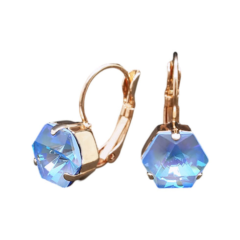 Auskarai "Kaleidoskopas (Ocean DeLite)" su Swarovski™ kristalais
